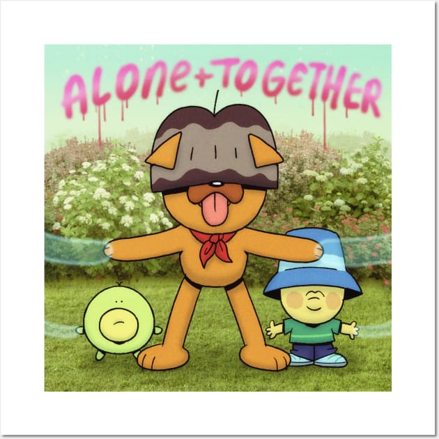 alonetogether Wall Art by Bowlcut Pug